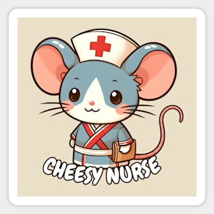 Cheesy nurse Magnet